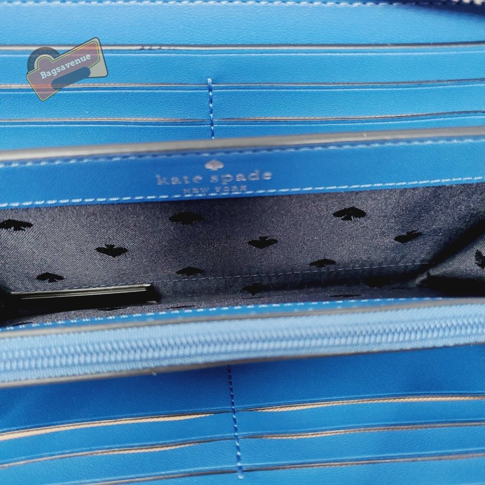 #bagsavenue fastship Arctic Friends Penguin Large Continental Wallet Kate Spade - Picture 3 of 5
